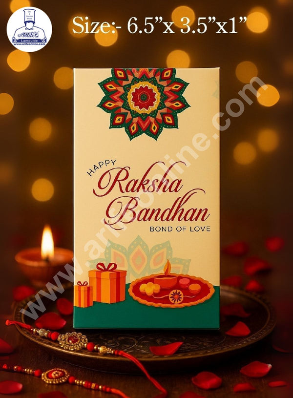 Rakhi Kunafa Bar Box - Design 2 ( Pack of 10 Pcs ) - CAKE DECOR™