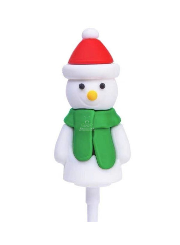 CAKE DECOR™ Snowman Rubber Cake Topper (5.5 cm)- 1 Piece
