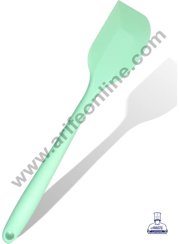 CAKE DECOR™ 1  Piece Small Mint Green Silicone Spatula | Mix, Frost, & Scrape with Ease, Kitchen Cooking Tool