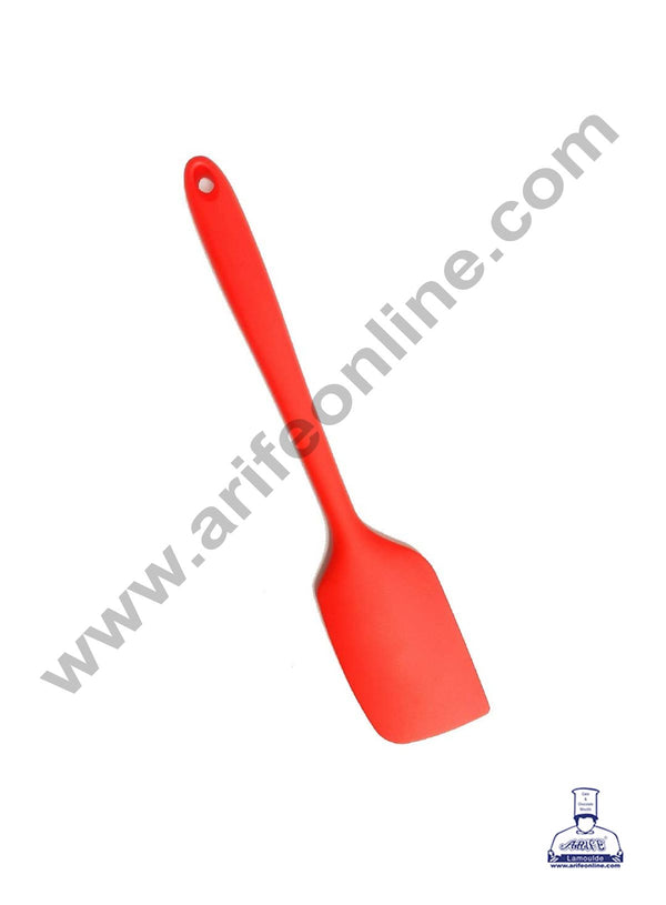 CAKE DECOR™ 1  Piece Small Red Silicone Spatula | Mix, Frost, & Scrape with Ease, Kitchen Cooking Tool