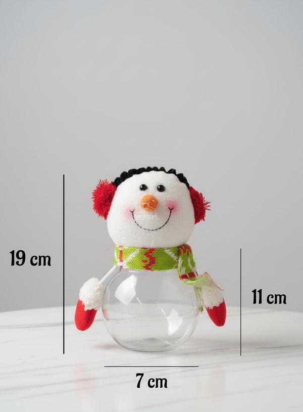 Friendly Snowman Decorative Storage Jar | 1 Piece Pack - CAKE DECOR™