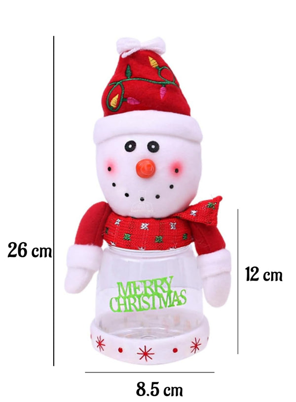 Christmas Snowman Decorative Storage Jar | 1 Piece Pack - CAKE DECOR™