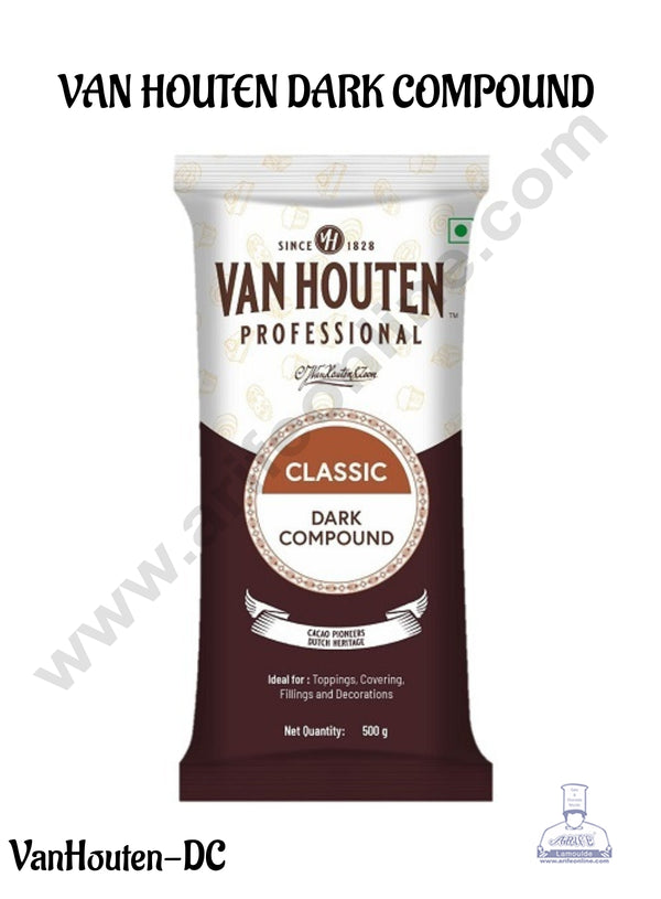 Van Houten Classic Dark Compound Slab- 500 gm (Previously known as a Van Leer Dark Compound)