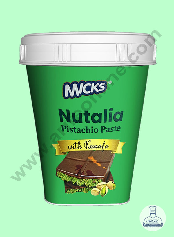 Micks Nutalia Pistachio Paste With Kunafa - 1Kg -CAKE DECOR™