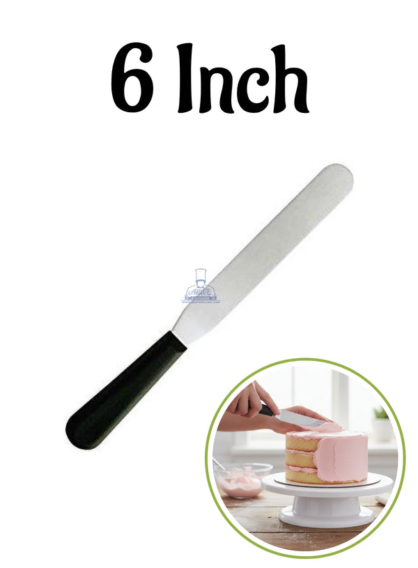 CAKE DECOR™  Stainless Steel Cake Palette Knife Icing Spatula - 6 inch/ 1 Piece