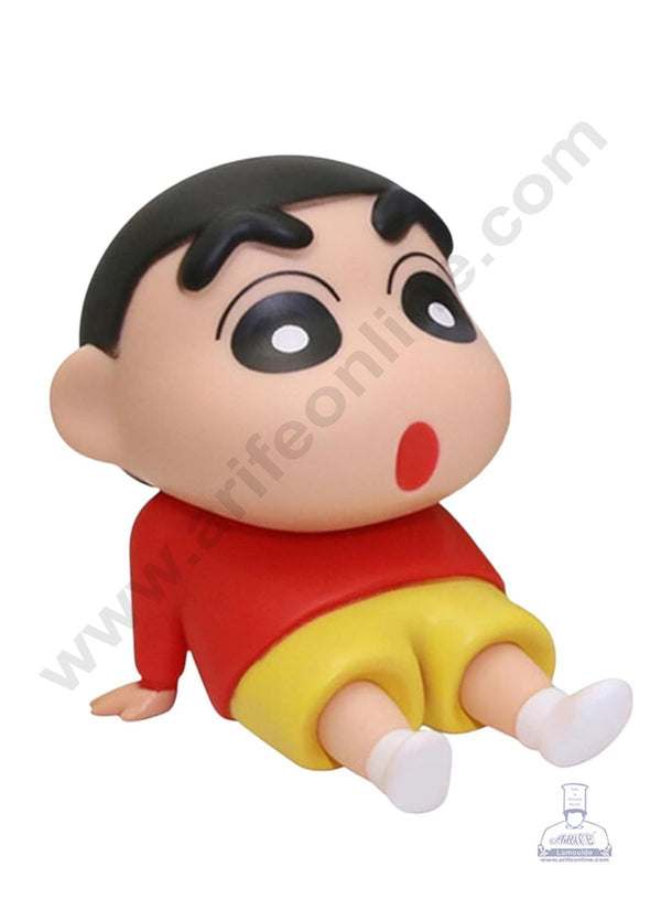 Cute Shinchan Sitting Cartoon Character Toy - Red - CAKE DECOR™