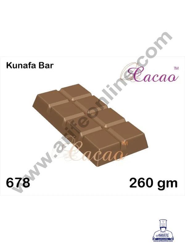 Cake Decor™ 1 Cavity PVC Deep Kunafa Bar (1pcs pack)