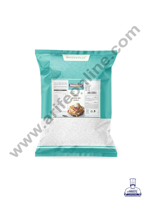 Bakersveggie Waffle Mix Crispy Vanilla, 1Kg