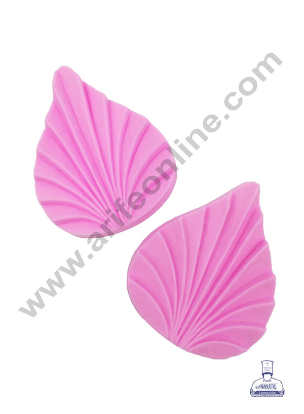 Cake Decor Silicon 2Pcs Veiners Leaves Fondant Clay Marzipan Cake Decoration Mould SBSP-709
