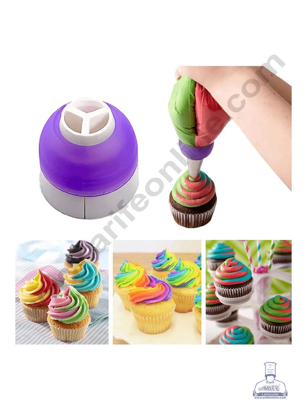 CAKE DECOR™ Multi function Icing Piping Bag Nozzle Converter Cream Coupler for Cake Decoration (1pcs set)