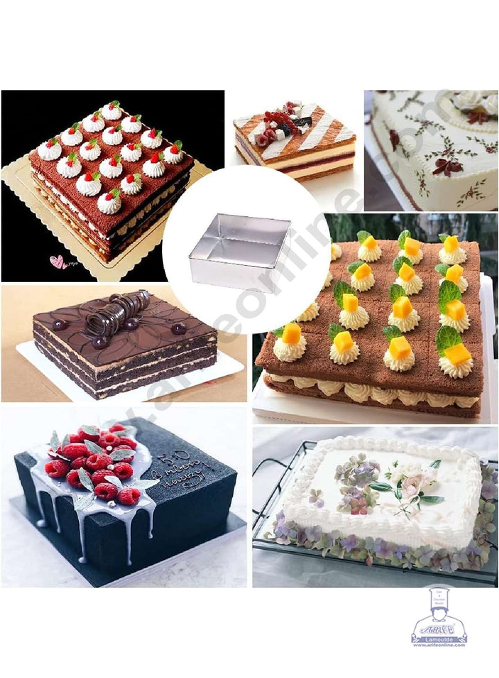 Square Cake Half Kg Cake Mould Inch Cake Cake Tray Sizes In Kg