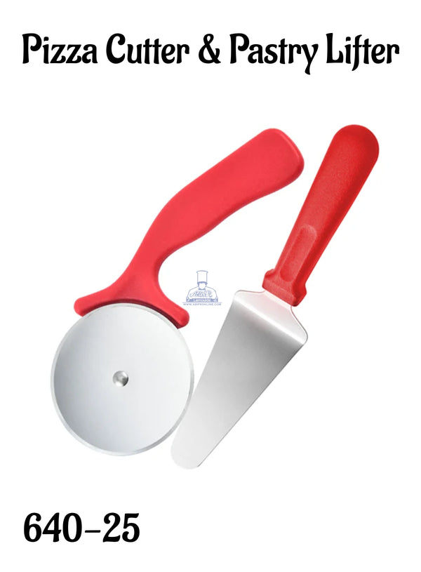 CAKE DECOR™ Pizza Cutter & Pastry Lifter