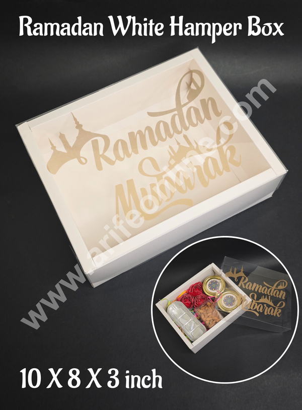 Ramadan Box For Hampers, Gift Box, Chocolate Box with Lid - CAKE DECOR™