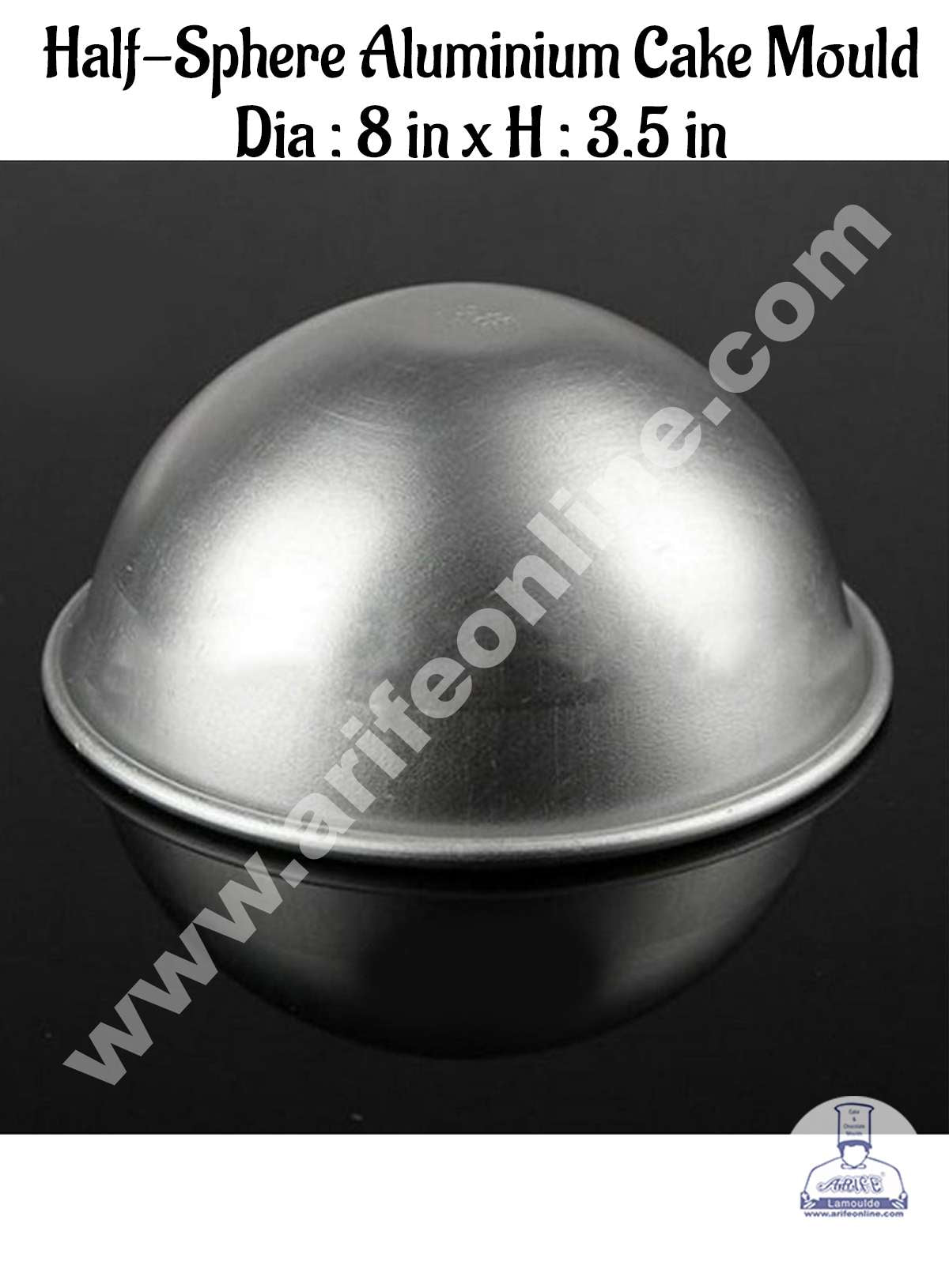Yirtree 2 Pcs Mini Aluminum Hemisphere Ball Cake Pans Half Sphere Bath Bomb  Baking Mold Pastry Mould - Walmart.com