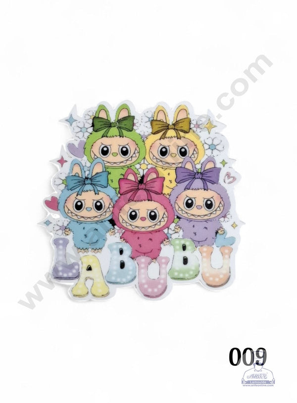Acrylic Digital Print Labubu Topper - 009  - CAKE DECOR™