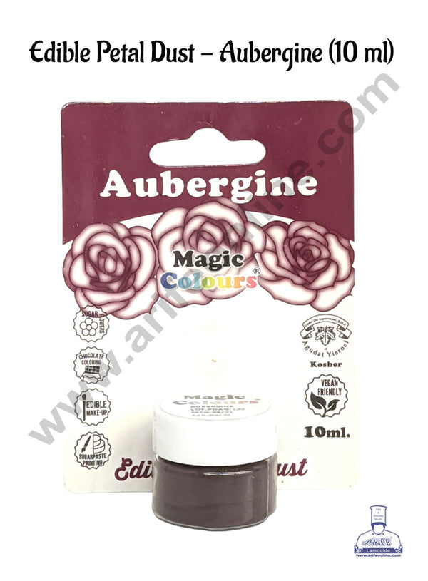 Magic Colours™ Edible Petal Dust - Aubergine  (10 ml)