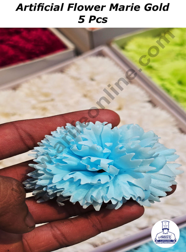 CAKE DECOR™ Scented MariGold Artificial Flower For Cake Decoration ( 5 Pcs pack )