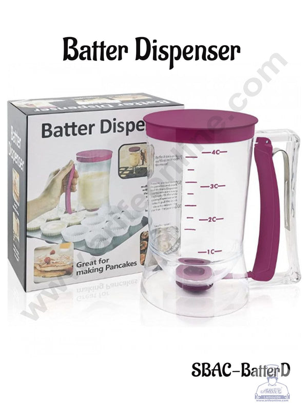 CAKE DECOR™ Batter Dispenser for Muffins, Cupcakes, Pancakes