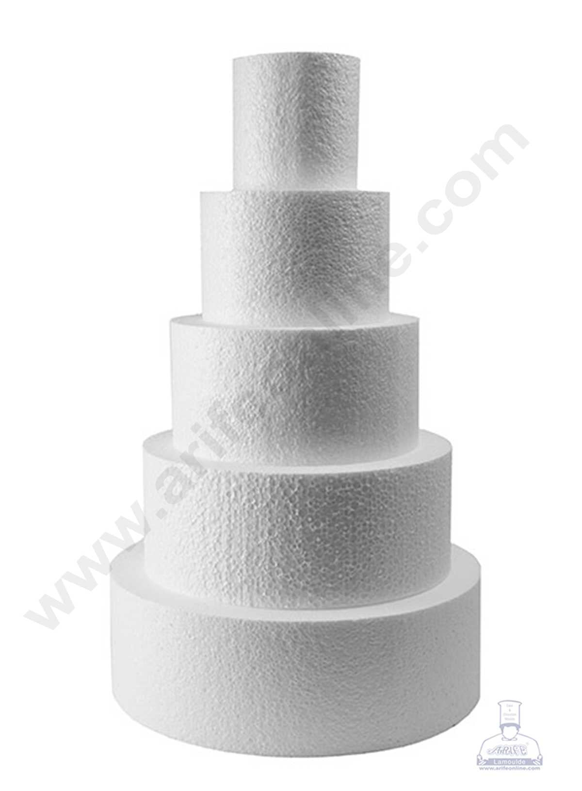 Uxcell Round Foam Cake Dummy 4 Inch x 10 Inch Circle Dummy Cake Set for  Wedding Cakes, Birthday Cakes, Crafts 1 Pack - Walmart.com