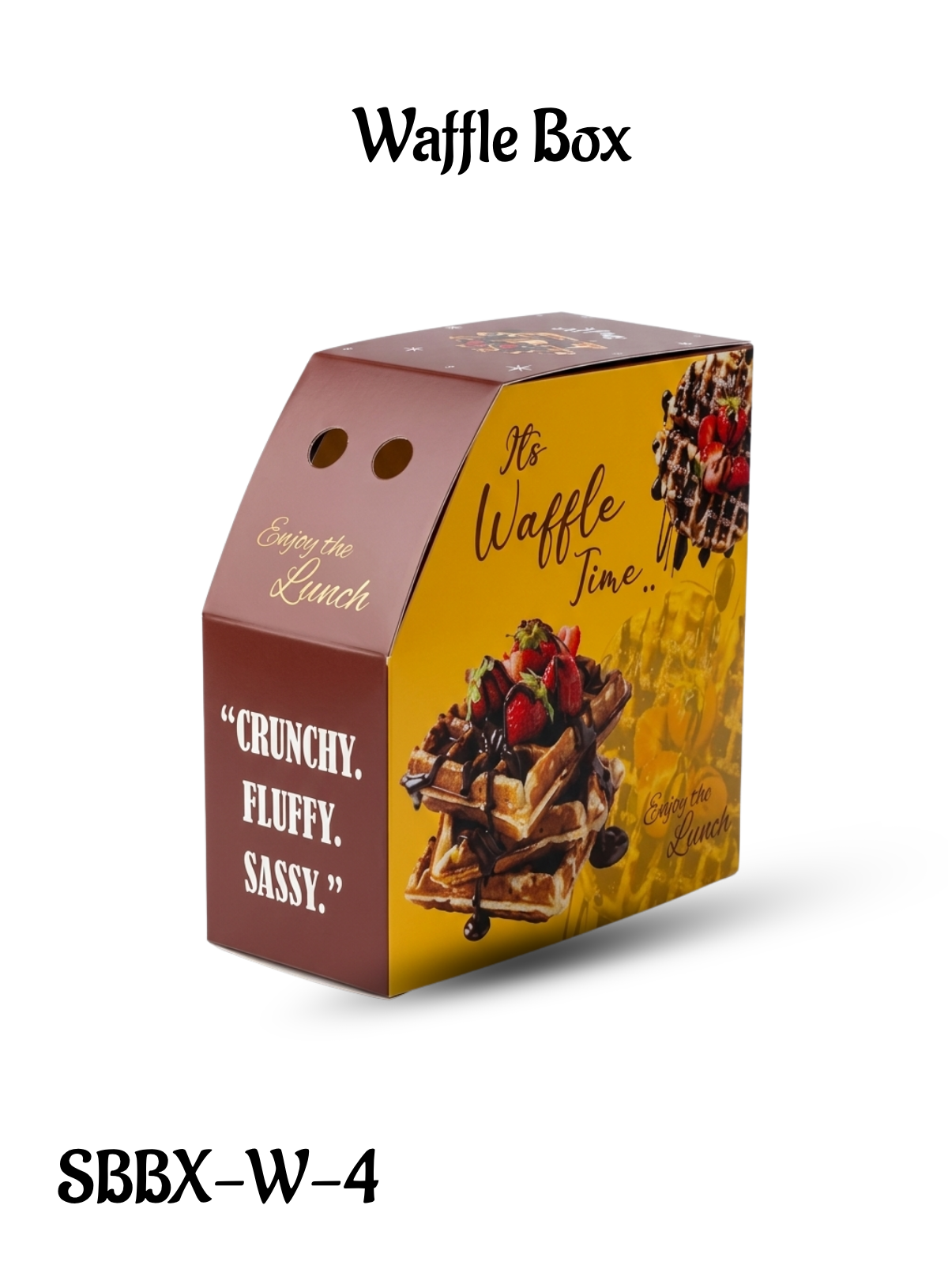 Home CAKE DECOR™ 10 Pcs Eco-Friendly Waffle Box | Food Packaging & Meal ...