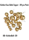 Gold Faux Ball