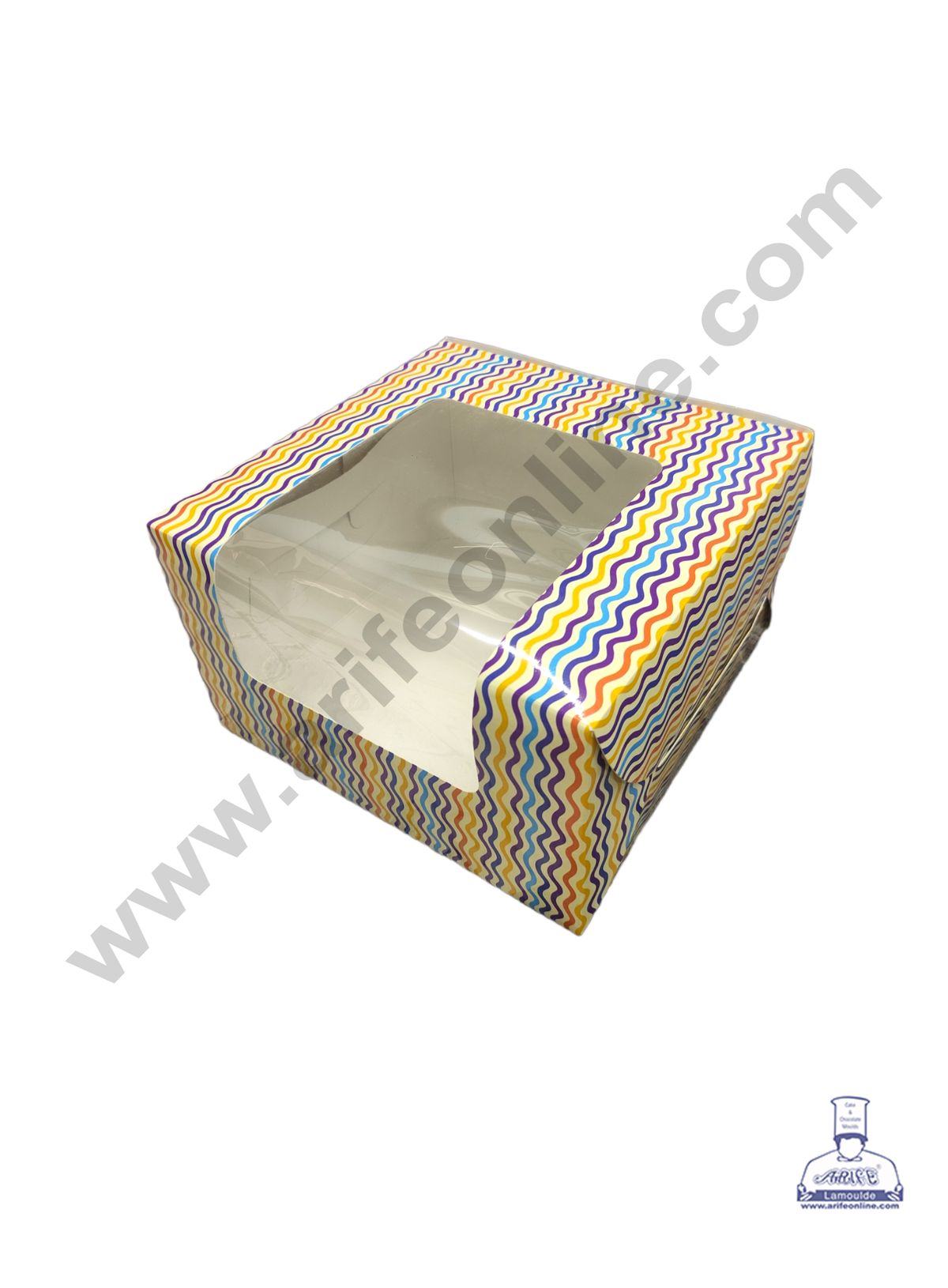 Cake Decor 1kg Printed-01 Cake Box Packaging with Clear Display Rectan ...