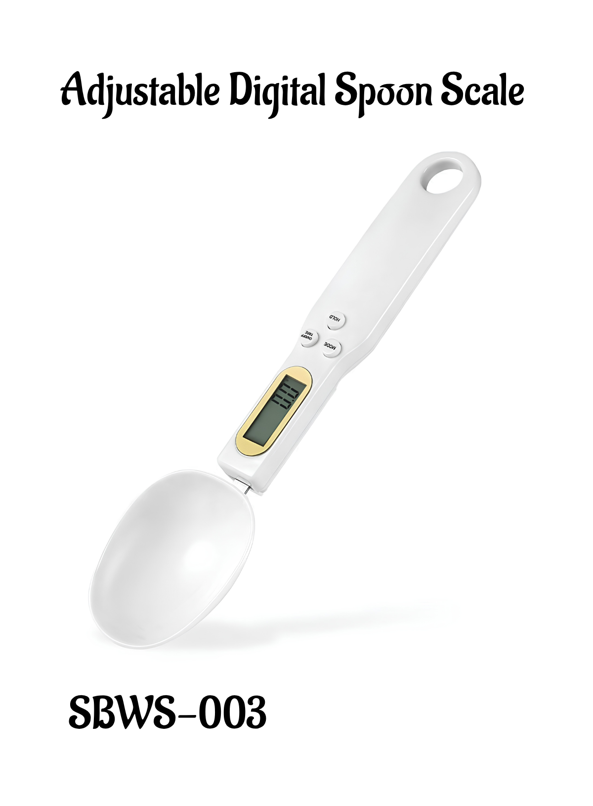 Home Cake Decor Adjustable Digital Spoon Scale Electronic Measuring ...