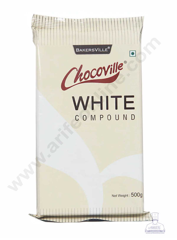 Chocoville White Compound Slab - 500g