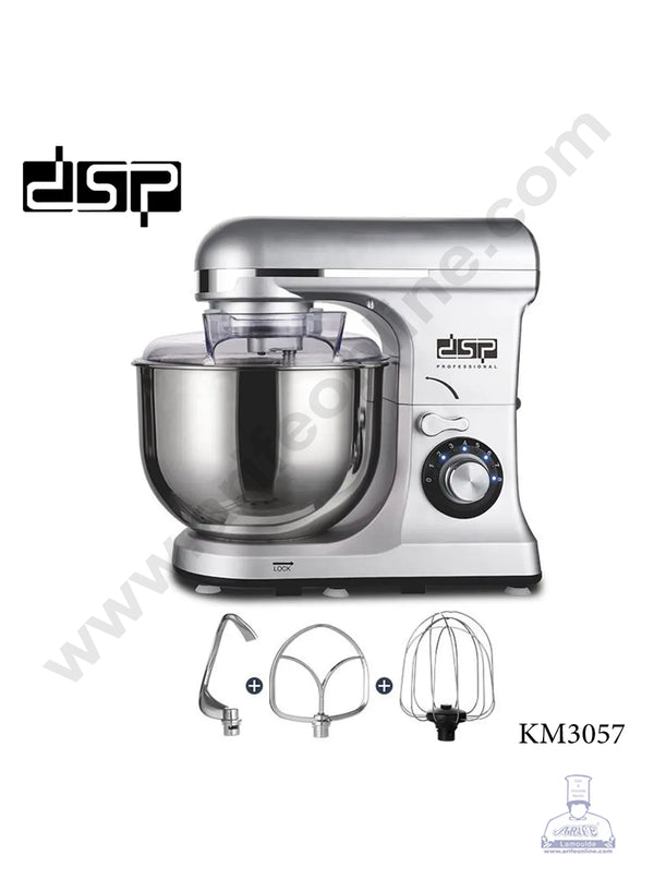 DSP KM3057 1300W 3 in 1 Stand Mixer All Copper Motor 7L 8 Speed Adjustment Dough Mixer