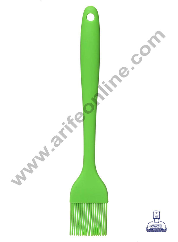 CAKE DECOR™ 1pc Green Silicone Brush | Heat-Resistant, Non-Stick & Flexible with Silicone Handle