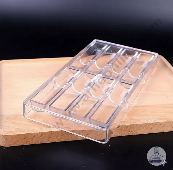CAKE DECOR™  8 Cavities Long Sticks Polycarbonate Chocolate Mould│SB-1358 │