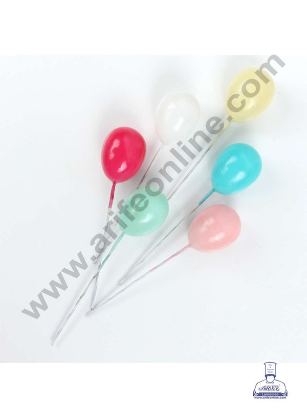 CAKE DECOR™ Multi Color Balloon Faux Balls Topper For Cake and Cupcake Decoration - ( 15 pcs Pack )