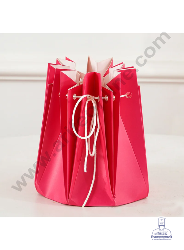 Rani Pink Florist Bouquet Carrier | Carry Gift Paper Bag - CAKE DECOR™