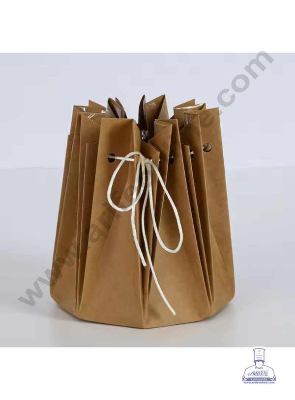 Kraft Brown Florist Bouquet Carrier | Carry Gift Paper Bag - CAKE DECOR™