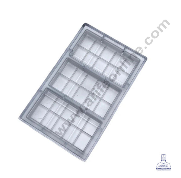 CAKE DECOR™ Deep Chocolate Bar Molds Large Polycarbonate Chocolate Mold │SB-2331 │