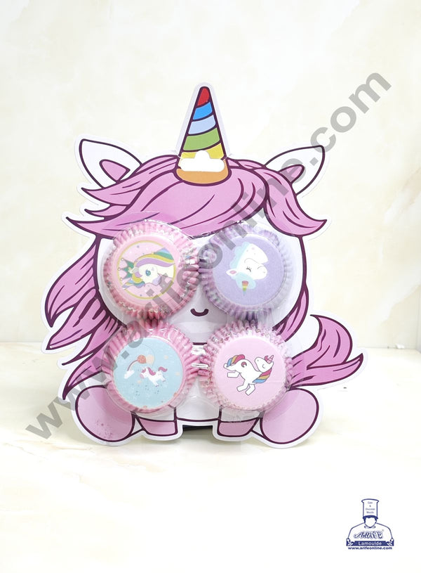 Cake Decor Unicorn Theme Cupcake Liners | Baking Cups | Cupcake Mold Paper Muffin Random 100 Pcs - 11 cm