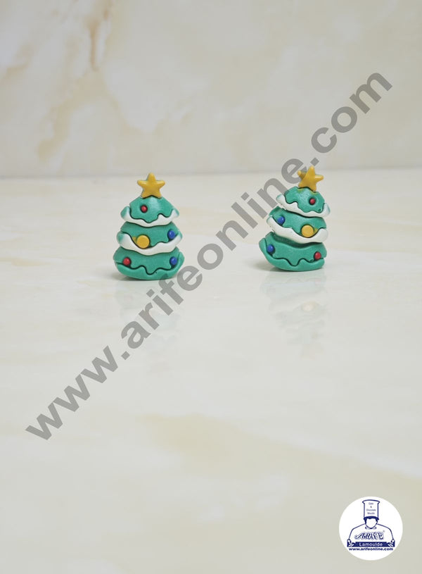 CAKE DECOR™  Mini Christmas Tree Rubber Cake Topper - 1 Piece