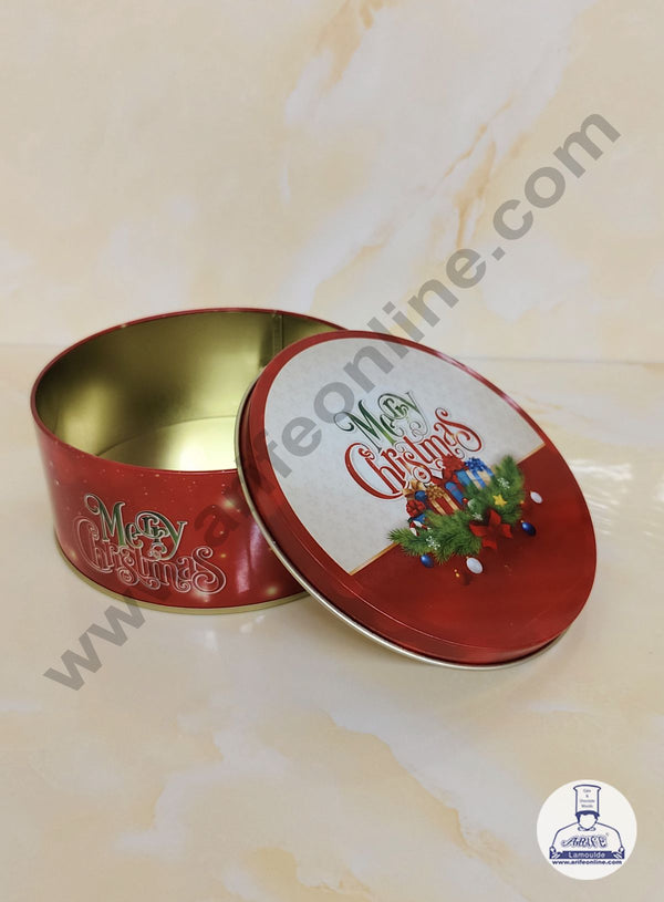 CAKE DECOR™ Dream Cake Tin Torte Cake Cookie Cake Tin Christmas Design 09 - 5.5 x 2.3 Inch