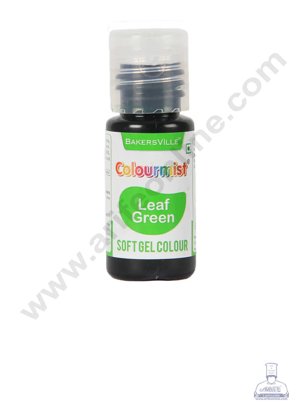 Colourmist Soft Gel Paste Food Color Leaf Green 20g | Edible Gel Colour For Fondant