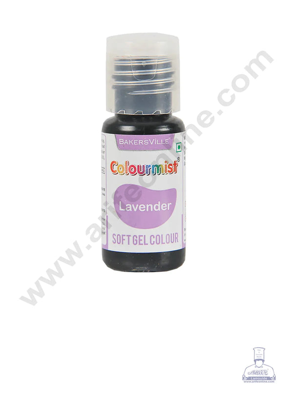 Colourmist Soft Gel Paste Food Color Lavender 20g | Edible Gel Colour For Fondant