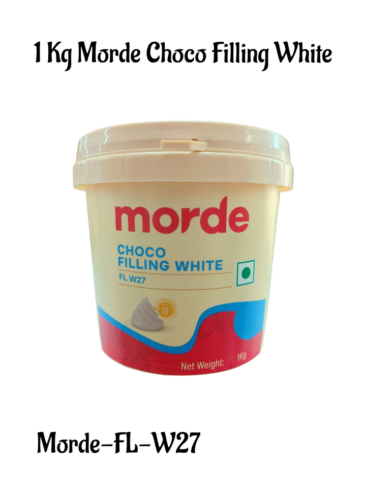 Morde Choco Filling White - 1 Kg (Morde-FL-W27) - CAKE DECOR™