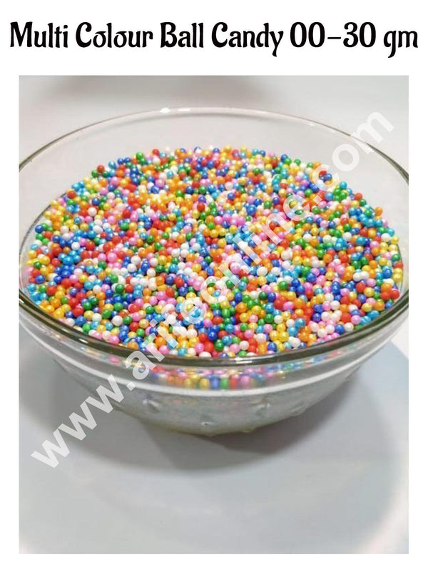 CAKE DECOR™ Sugar Candy - Multi Colour Balls Candy- 00 - 30 gm