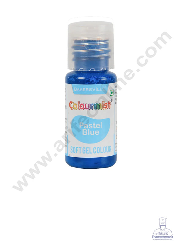 Colourmist Soft Gel Paste Food Color Pastel Blue 20g | Edible Gel Colour For Fondant