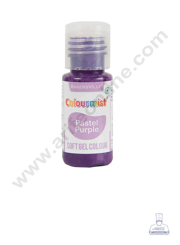 Colourmist Soft Gel Paste Food Color Pastel Purple  20g | Edible Gel Colour For Fondant