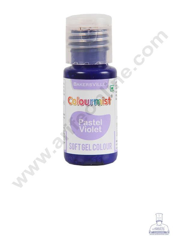 Colourmist Soft Gel Paste Food Color Pastel Violet 20g | Edible Gel Colour For Fondant