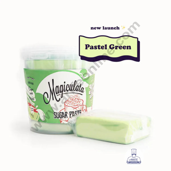 Magiculata Sugar Paste 1 Kg - Pastel green