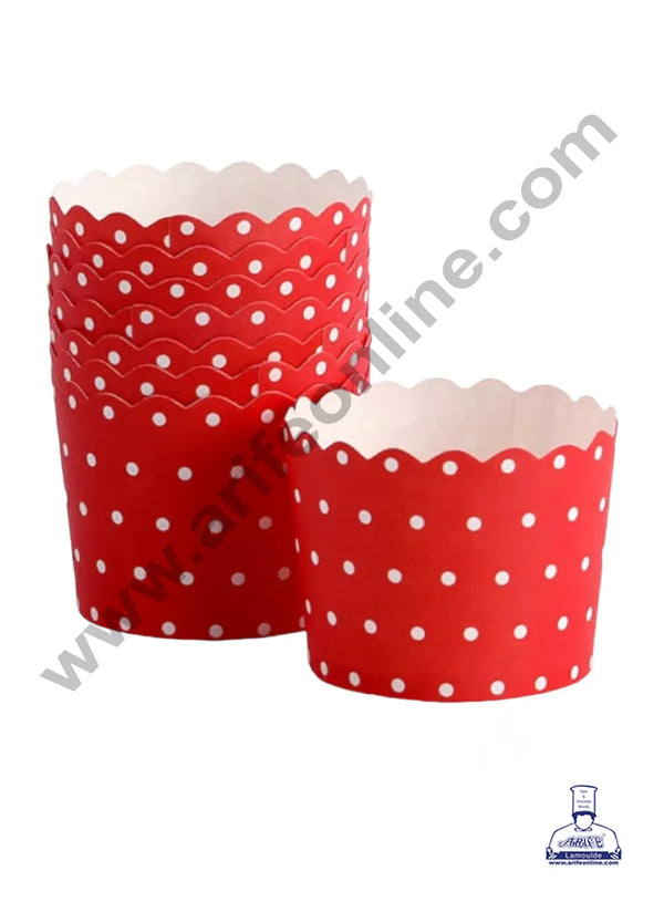 Cake Decor Deep Paper Muffin Liners | Cupcake Baking Cups | Cupcake Liners - Assorted Color - Small (50Pcs Pack)