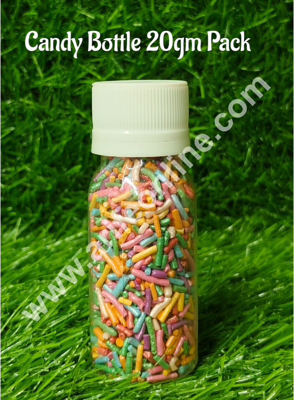 CAKE DECOR™ Sugar Candy - Vermicelli Multi Color Sprinkles and Candy- 20 gm