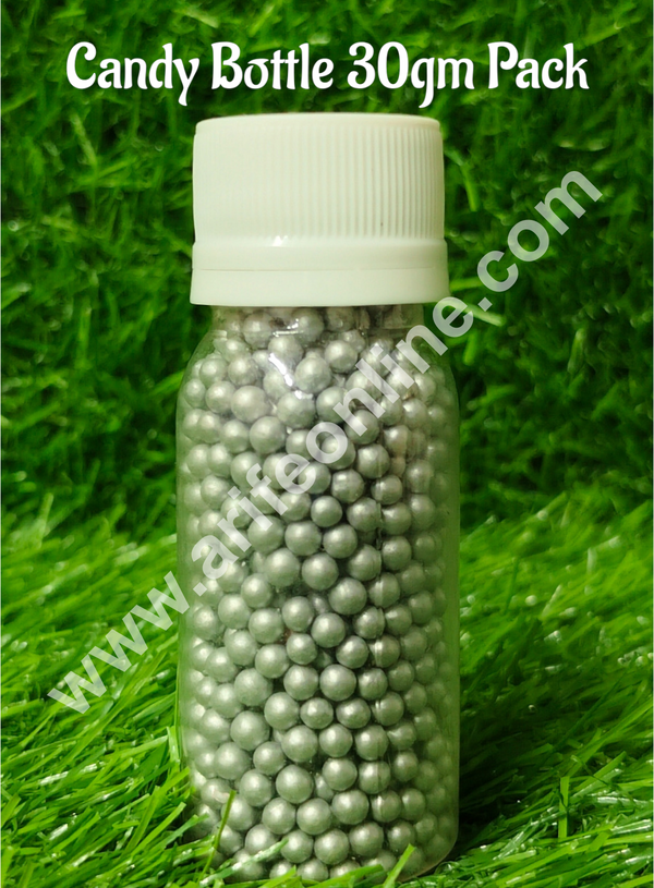 CAKE DECOR™ Balls Sugar Candy - Silver - 1 - 30 gm