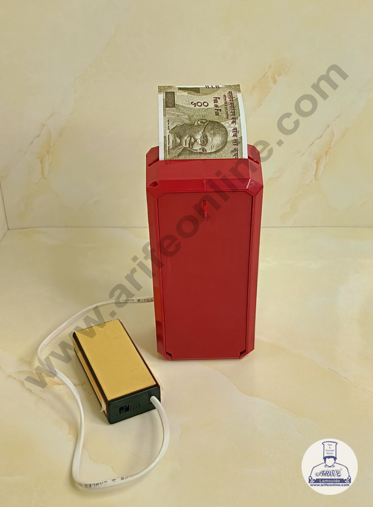 CAKE DECOR™ RED Flying Money Machine Money Dispenser with Fake Money f ...